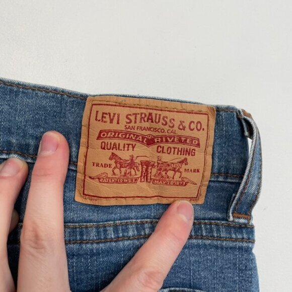 LEVI'S LEVIS Perfectly Slimming 512 Bootcut Jeans Medium Wash Boot Cut Jean 10 M - Picture 13 of 14